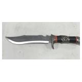 15" FIXED BLADE FANTASY KNIFE W/ SHEATH