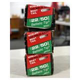 (300) NOSLER .22 CAL BULLETS FOR RELOADING - 50