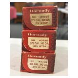 (87) HORNADY .375 CAL 300 GR BTSP BULLETS FOR