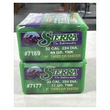 200 SIERRA .22 CAL BULLETS FOR RELOADING