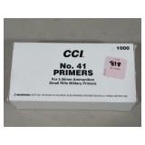 1,000 CCI NO. 41 5.56mm PRIMERS