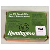 672 REMINGTON NO. 7.5 SMALL RIFLE PRIMERS