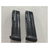 (2) WALTHER CREED 9MM 16 ROUND MAGAZINES