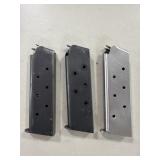(3) 1911 .45 ACP MAGAZINES