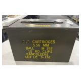 (1) LARGE ARMY METAL AMMO CAN - EMPTY