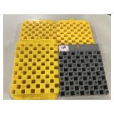 (4) LOADING TRAYS - (3) TWIN - 60 LOADING BLOCKS