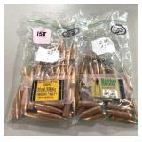 65 RDS OF .30 CAL BULLETS FOR RELOADING - 180 GR