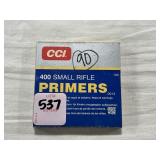 90 CCI NO 400 SMALL RIFLE PRIMERS