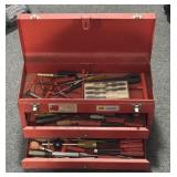 2-DRAWER PORTABLE TOOL CHEST W/ GUNSMITHING TYPE