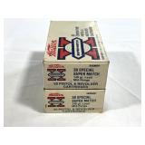 100 RDS OF WESTERN .38 SPL SUPER MATCH AMMO - 148