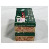 88 RDS OF REMINGTON .38 SPL AMMO - 148 GR