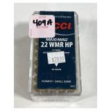 50 RDS OF CCI MAXI-MAG .22 WMR HP CARTRIDGES - 40
