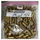 APPROX. 200 RDS OF MIXED .40 S&W AMMO