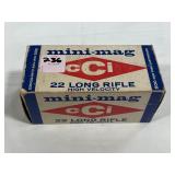 500 RDS OF CCI MINI-MAG .22 LR RIM FIRE AMMO -