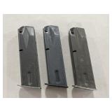 (3) BERETTA 92 9mm 15 ROUND MAGAZINES