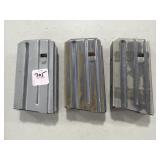 (3) 20 ROUND .223 REM MAGAZINES - LOADED - APPROX