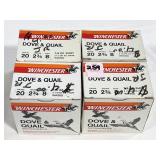 100 RDS OF WINCHESTER 20 GA SHOTGUN SHELLS -