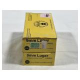 100 RDS OF UMC 9mm LUGER AMMO - 115 GR - FMJ