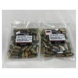 100 RDS OF PARABELLUM .45 AUTO AMMO - 230 GR