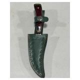 DEER SLAYER CW-542FW FIXED BLADE KNIFE W/ LEATHER