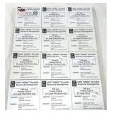 1,191 UNIS "GINEX" PRIMERS FOR LARGE RIFLE (BRASS