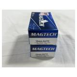 100 RDS OF MAGTECH 10mm AUTO AMMO - 180 GR FMJ