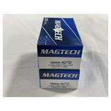 100 RDS OF MAGTECH 10mm AUTO AMMO - 180 GR FMJ