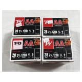 100 RDS OF WINCHESTER AA 28 GA SKEET SHOTSHELLS -