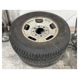 (2) MICHELIN TIRES & WHEELS LT245/75 R17