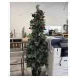 6.5ft PRE-LIT DECORATED ARTIFICIAL CHRISTMAS TREE