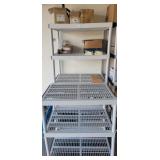 (2) 36" SHELVING UNITS - (1) IS 5 SHELVES (1) IS