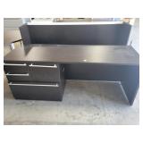 "L" SHAPED OFFICE CUBICLE DESK