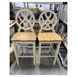 (2) BARSTOOLS - SEAT IS 30" OFF THE FLOOR