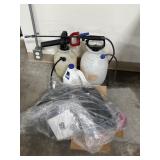 (2) CHEMICAL SPRAYERS, ROUND UP, & OTHER ITEMS
