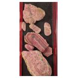 (8) Argentine Rhodochrosite Mineral Specimens