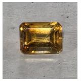 Square Golden Topaz Gem