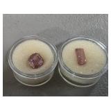 Pink Agate or Pink Tourmaline Stones