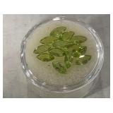 Green Peridot 3.5 x 7 MM