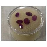 6pc Natural Ruby Gemstones