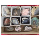 11pc Collection of Rocks / Geode Stones