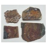 4pc Moss Agate Collection