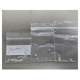 CZ? Gemstones - 3 small bags of loose stones