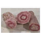 3pc Rhodochrosite Pieces