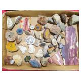 Assortment of Polished, Raw and Cut Stone