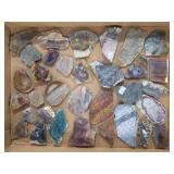 Tray of Geode Slices