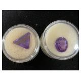 9.4CT Amethyst & 12x10MM Amethyst Gemstones