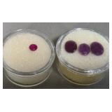5MM Tourmaline Rubellite & Rubies Gemstones