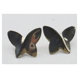 Sterling Butterfly Stud Earrings