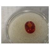 Sapphire Padparacha 8x10MM- 2.3 CT Lab Created