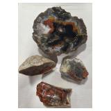 Orange, Red & Black Kentucky Agate